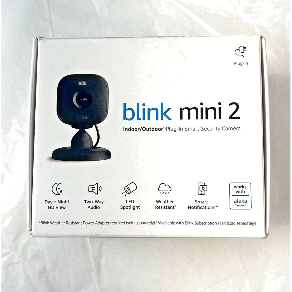 Blink Mini 2 Indoor Outdoor Wired Camera